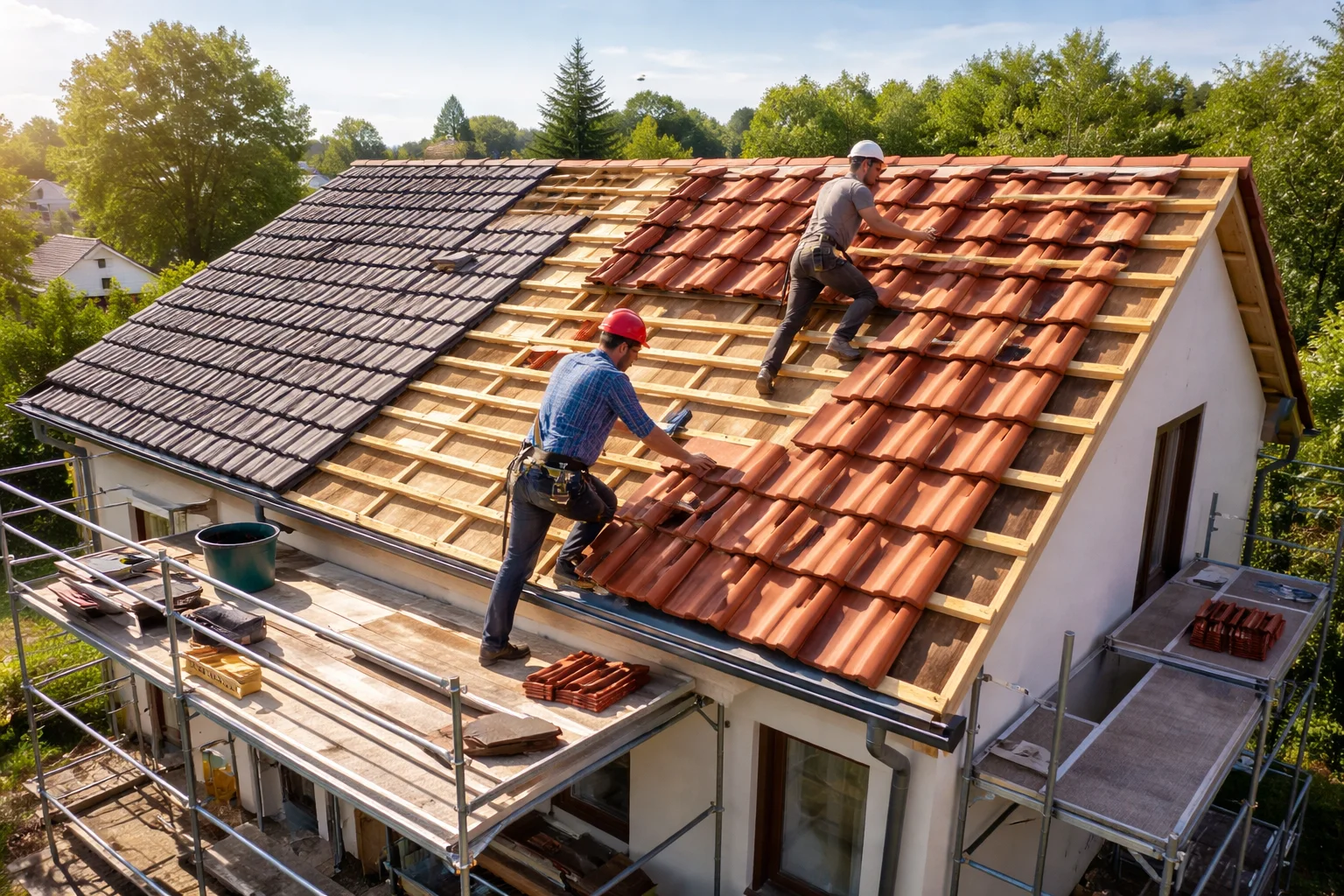Tetőfelújítás gyorsan és megbízhatóan.