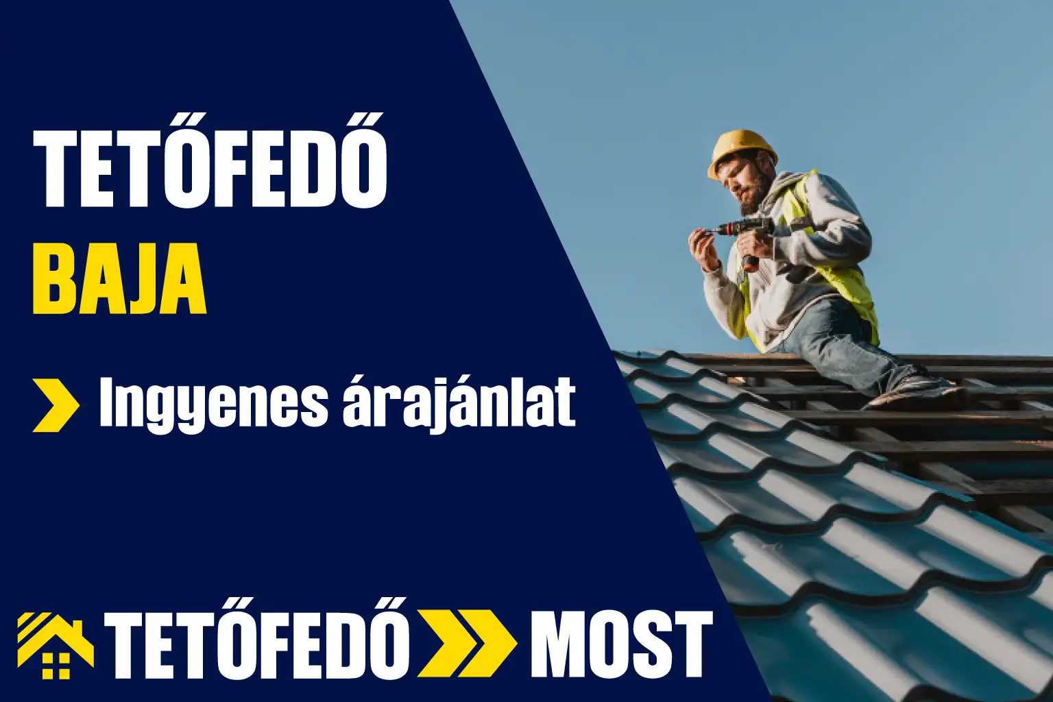 Tetőfedő Baja területén. Tetőjavítás, tetőfelújítás
