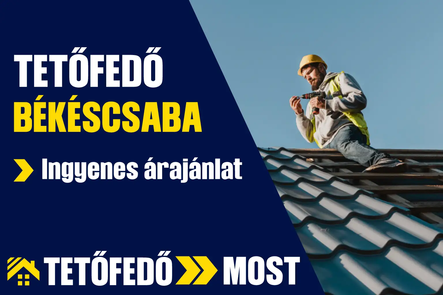 Tetőfedő Békéscsaba területén.