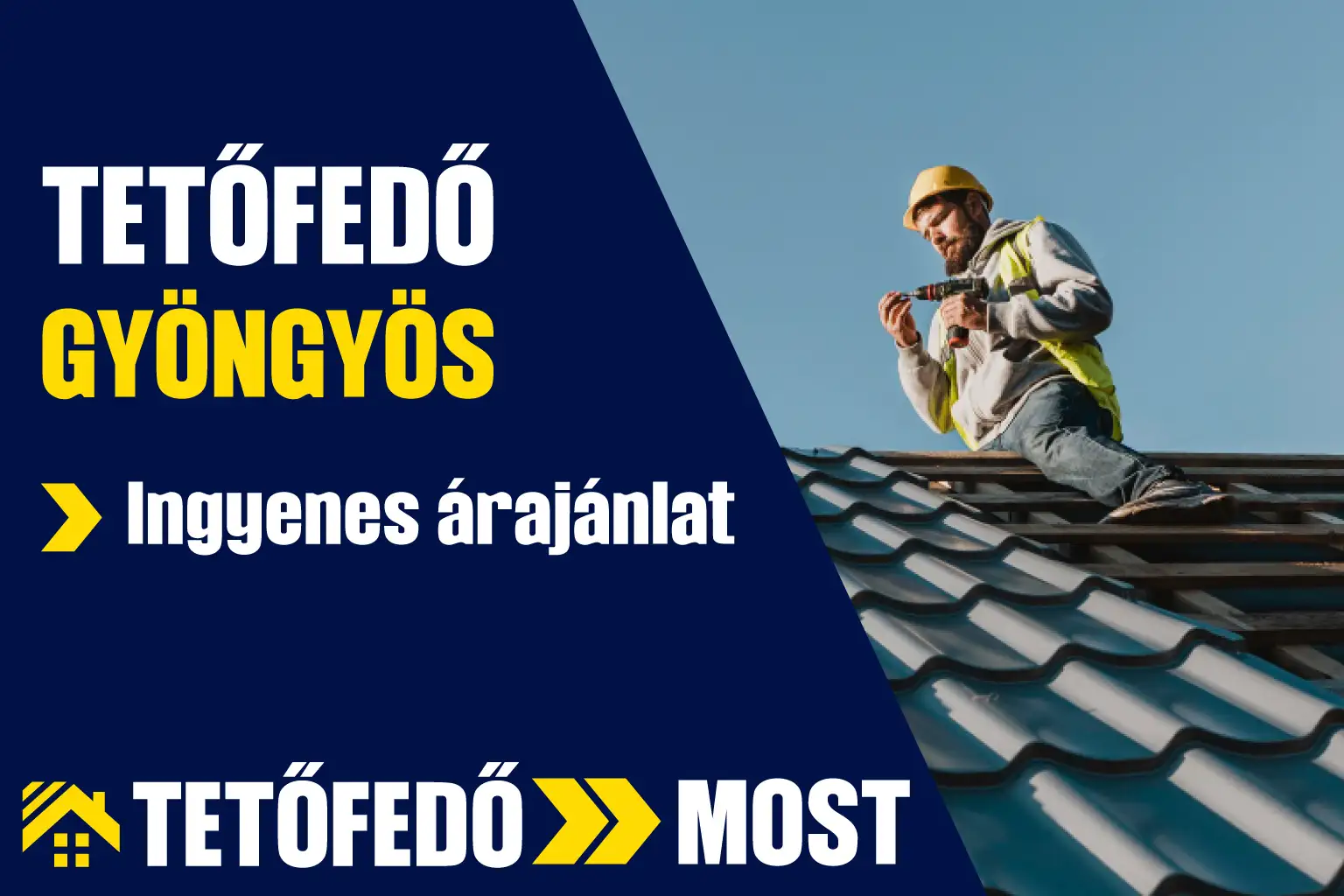 Tetőfedő Gyöngyös területén. Tetőjavítás, tetőfelújítás, tetőcsere