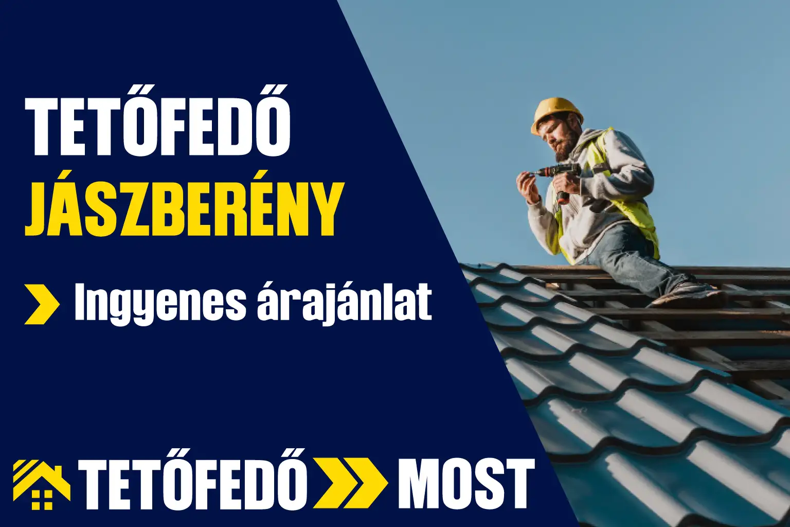Tetőfedő Jászberény területén. Tetőjavítás, tetőfelújítás, tetőcsere