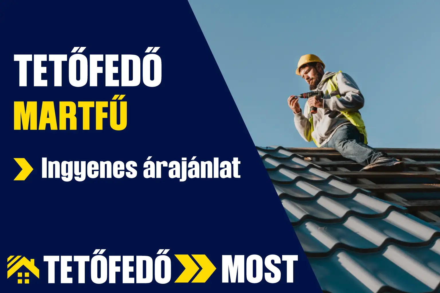 Tetőfedő Martfű – tetőjavítás, felújítás és tetőcsere