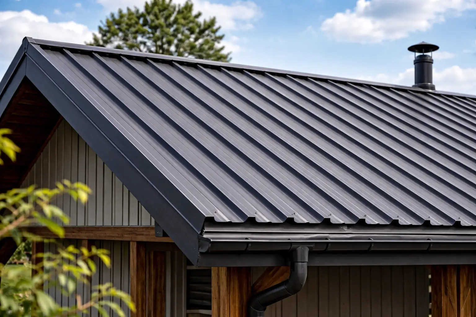 Trapézlemez tető - Tartós, gyors és gazdaságos tetőfedés.